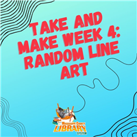 Take and Make week 4: Random Line Art Badge